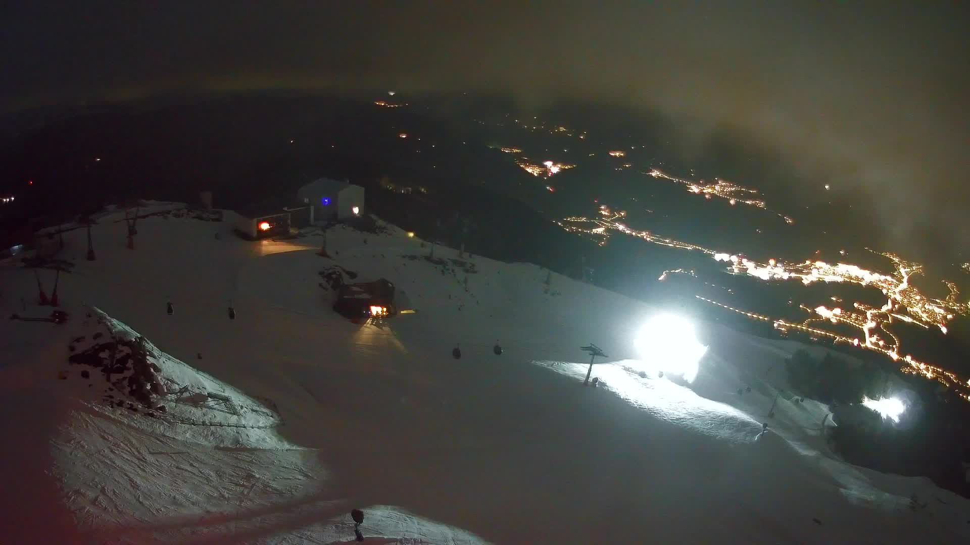 Skigebiet Kronplatz Gipfel | Blick auf Bruneck