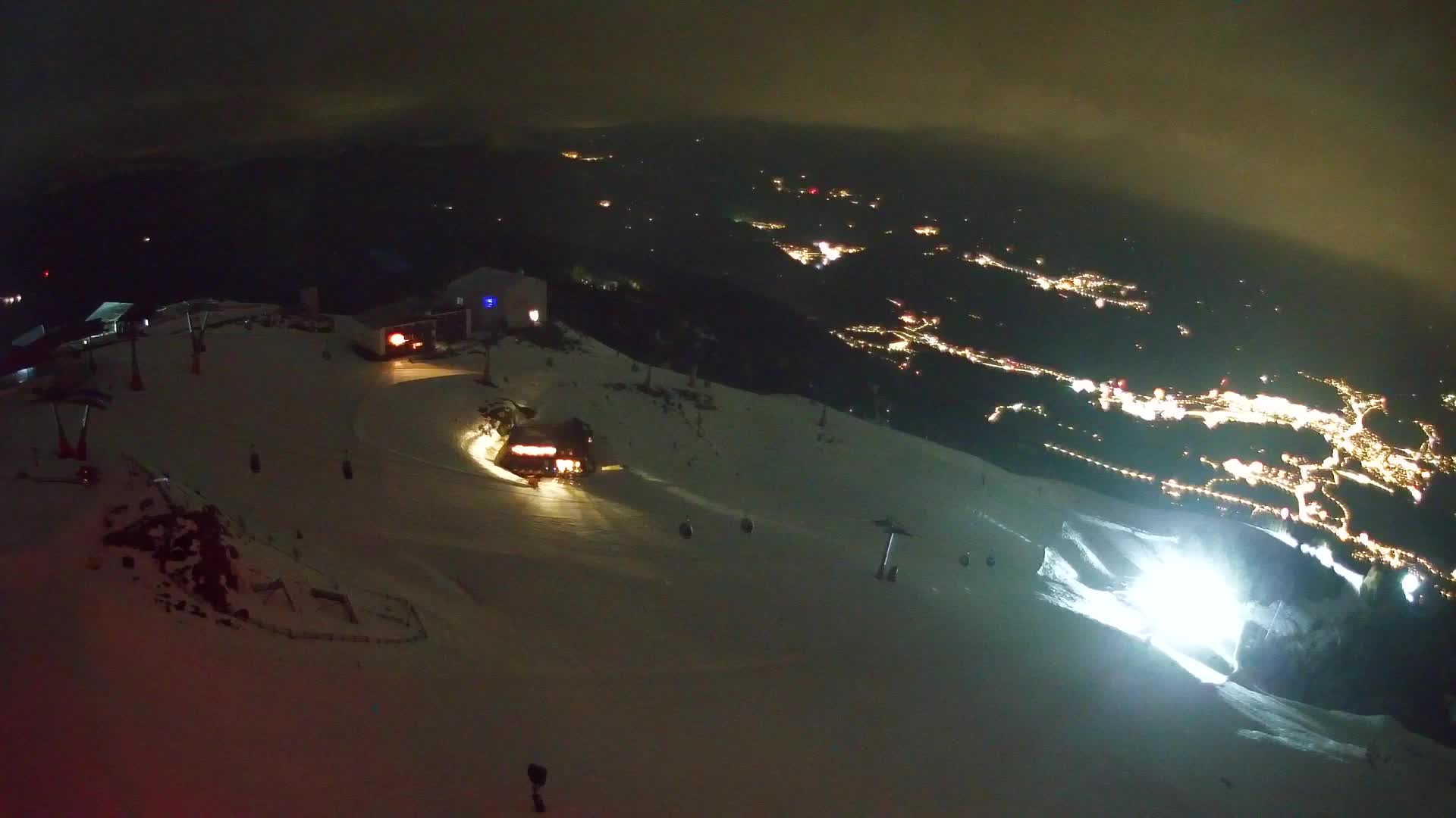 Skigebiet Kronplatz Gipfel | Blick auf Bruneck