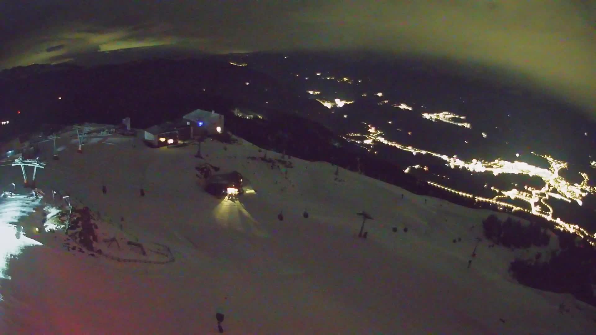 Station de ski Kronplatz sommet | vue sur Brunico