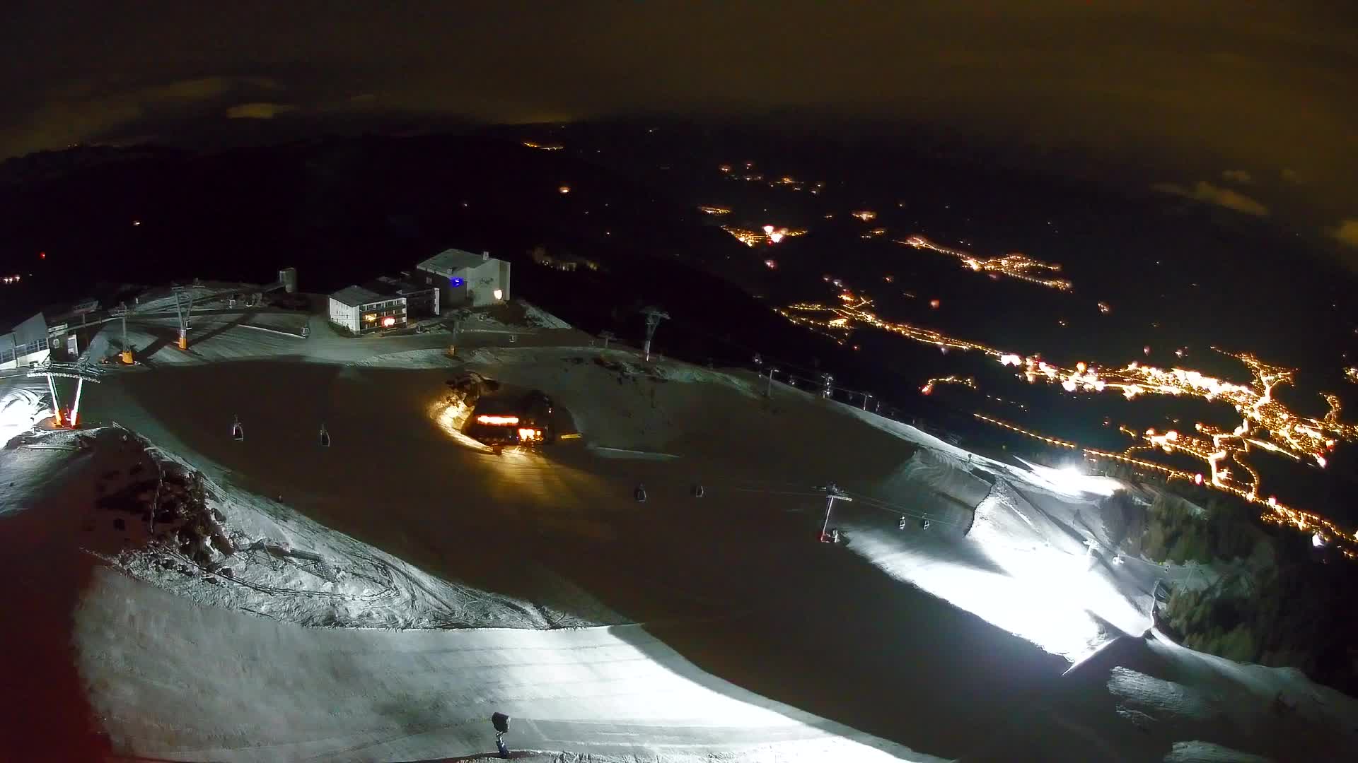 Station de ski Kronplatz sommet | vue sur Brunico