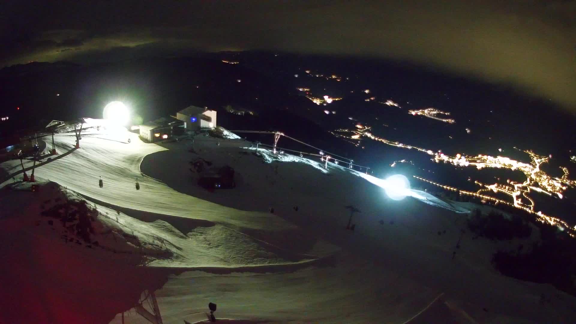 Kronplatz peak Ski resort | view to Bruneck