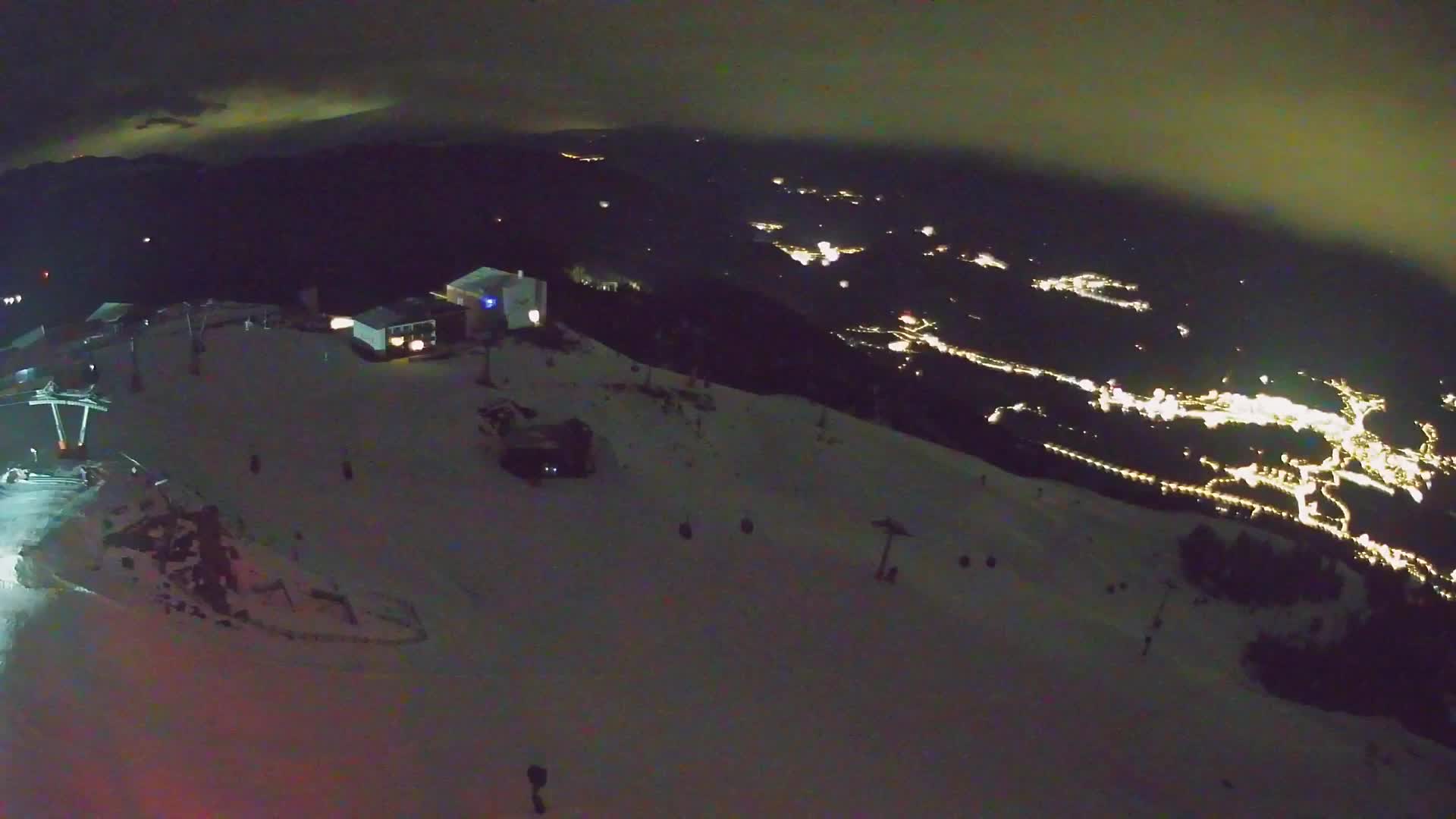 Station de ski Kronplatz sommet | vue sur Brunico