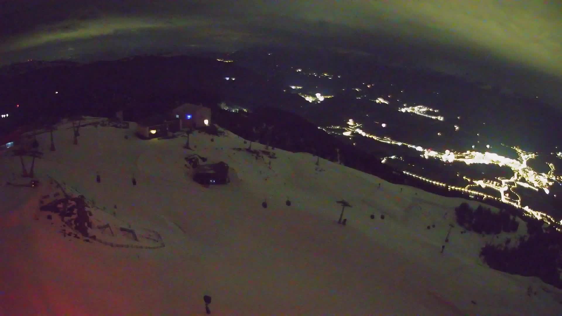 Skigebiet Kronplatz Gipfel | Blick auf Bruneck