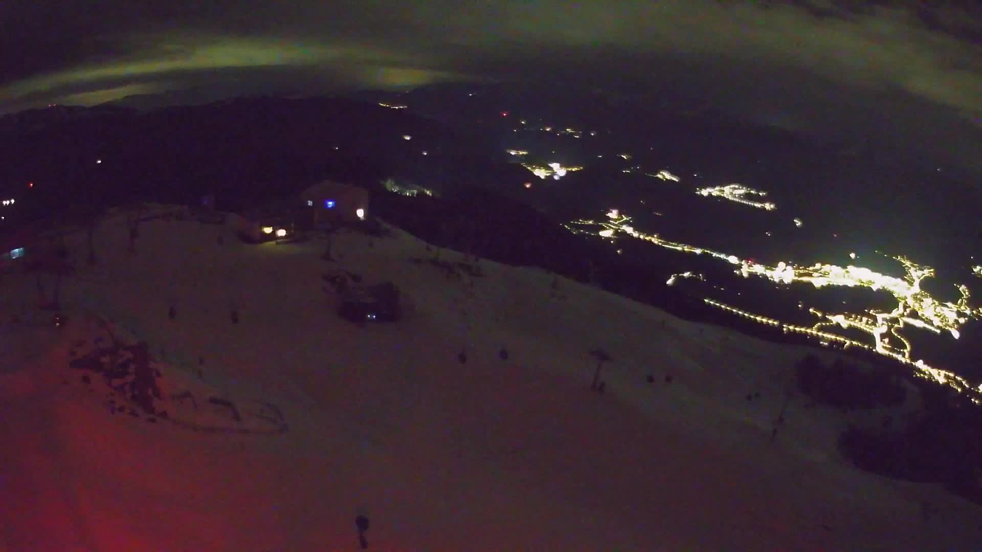 Kronplatz peak Ski resort | view to Bruneck
