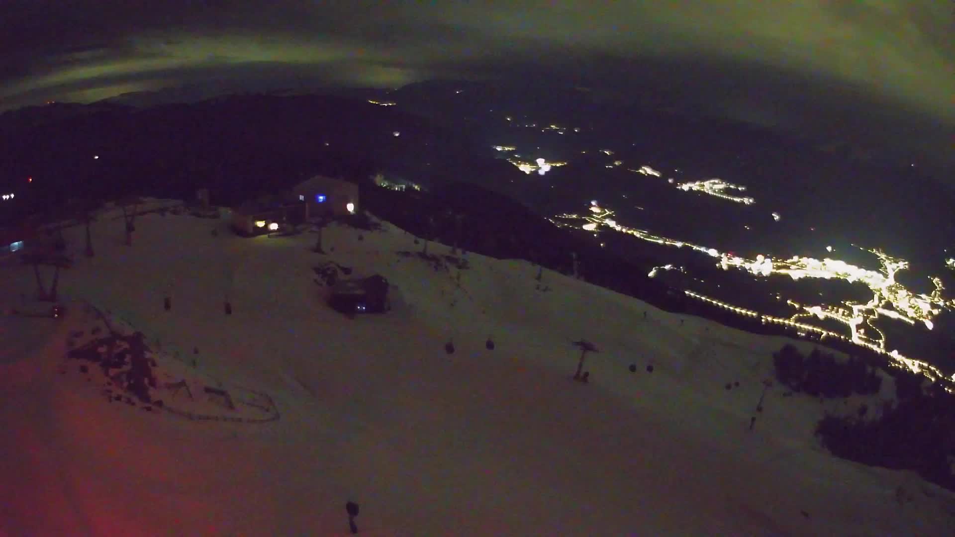 Skigebiet Kronplatz Gipfel | Blick auf Bruneck