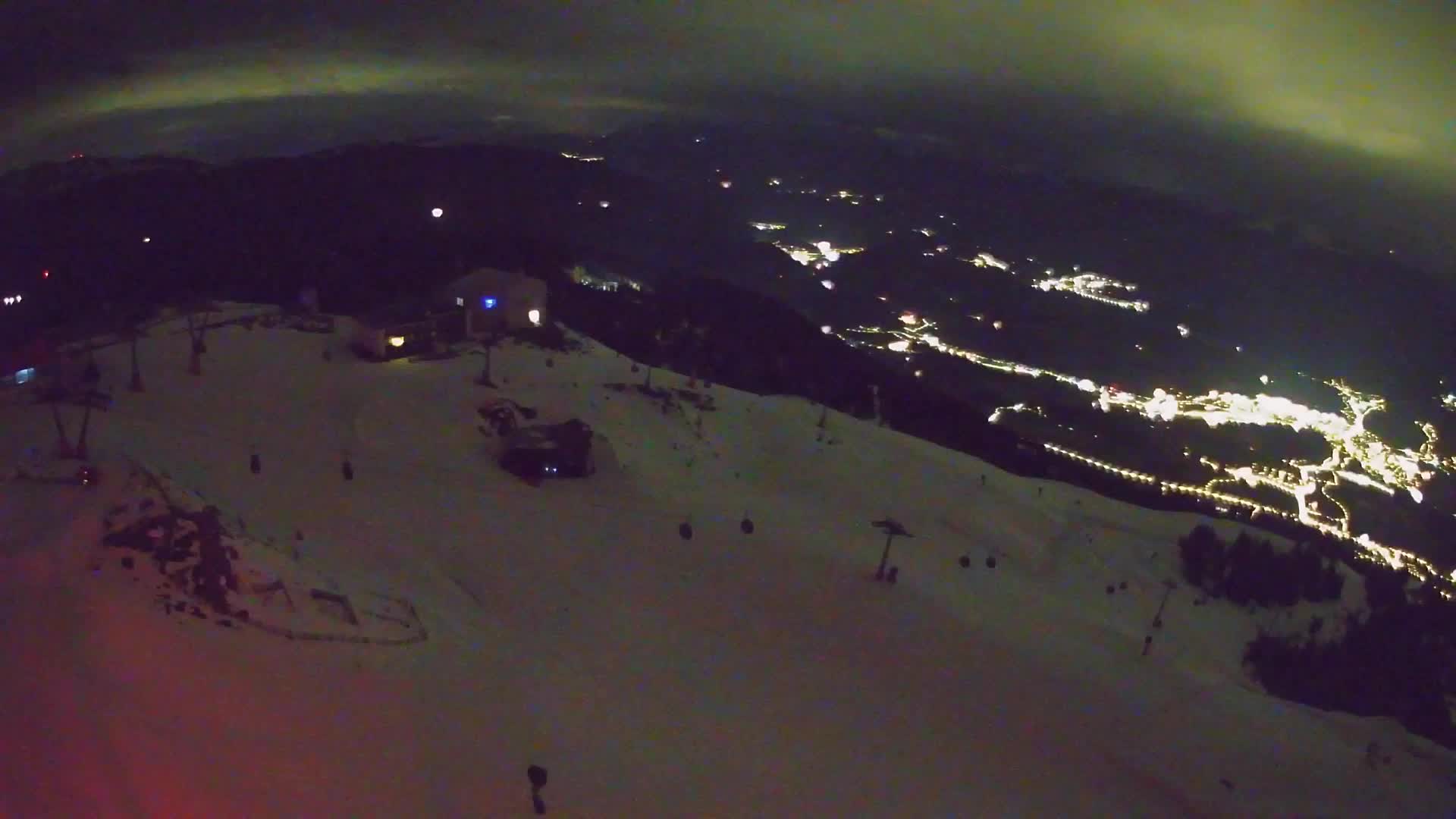 Station de ski Kronplatz sommet | vue sur Brunico