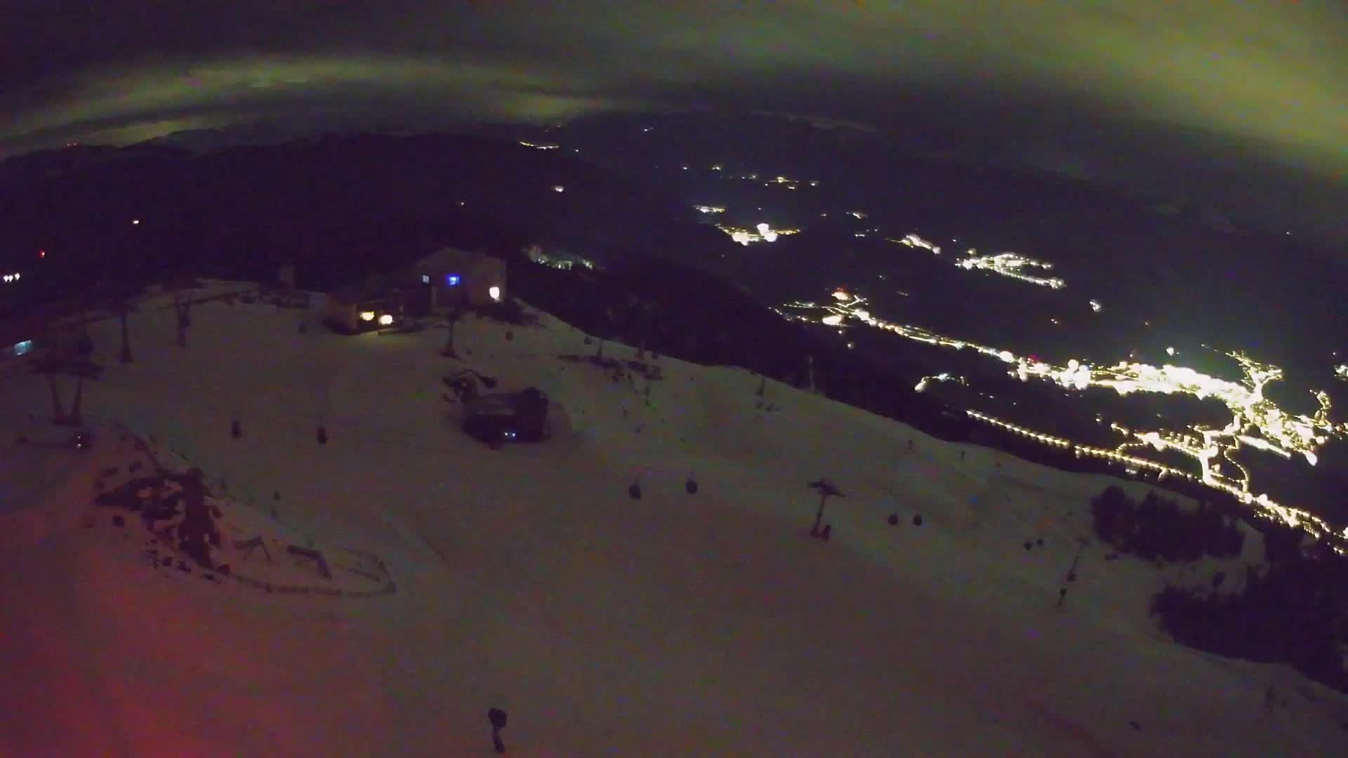 Station de ski Kronplatz sommet | vue sur Brunico