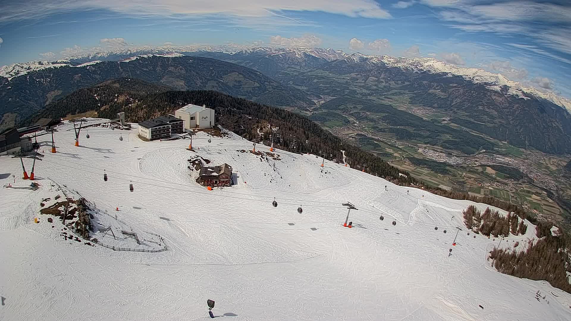 Smučišče Kronplatz – vrh | pogled na Bruneck