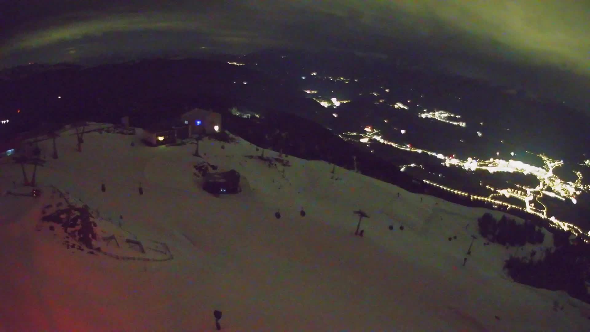 Kronplatz peak Ski resort | view to Bruneck