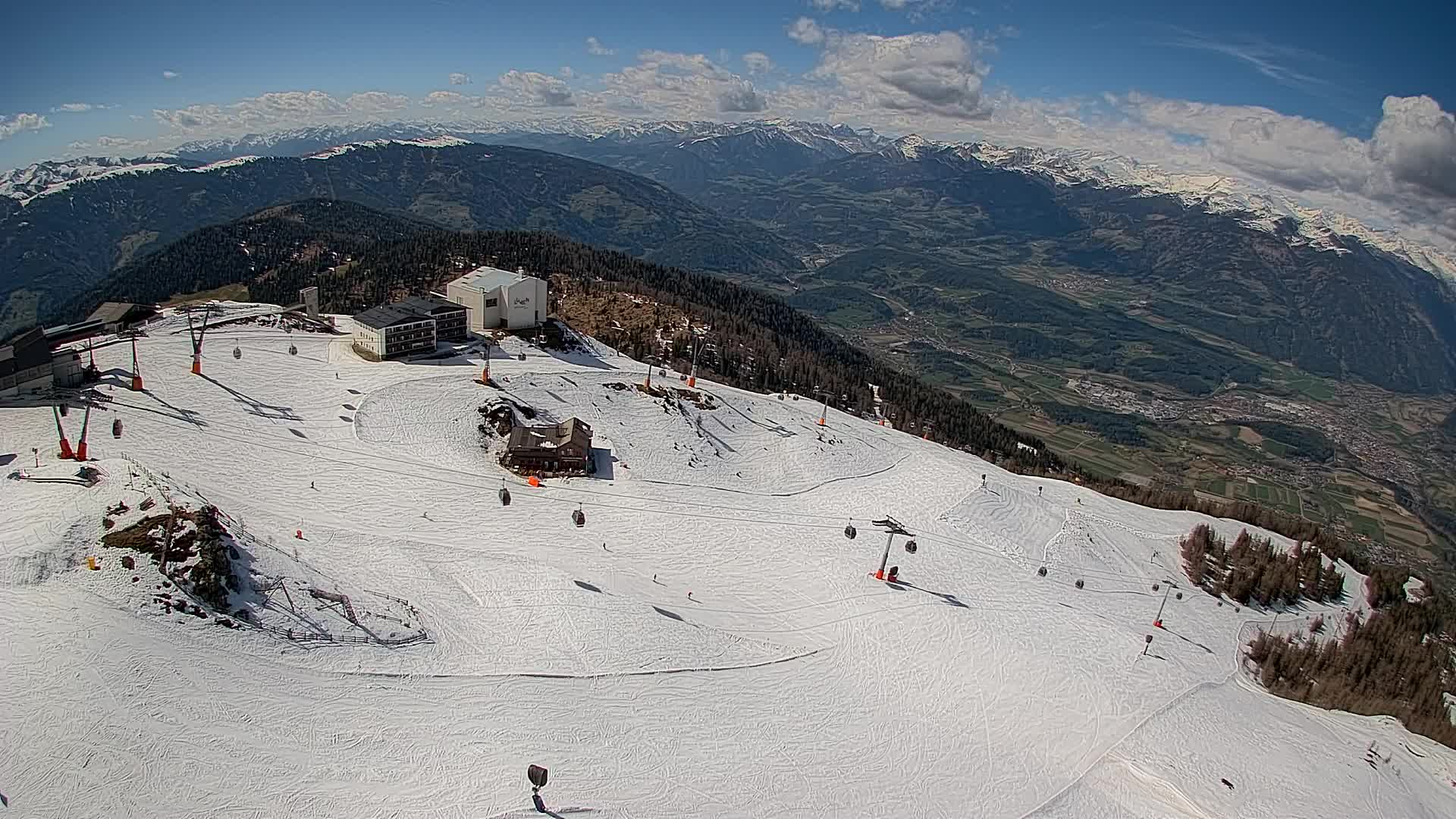 Smučišče Kronplatz – vrh | pogled na Bruneck