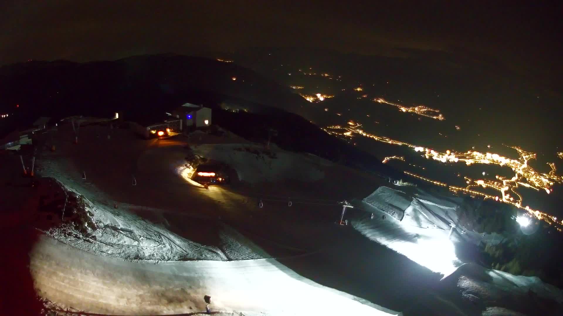Kronplatz peak Ski resort | view to Bruneck