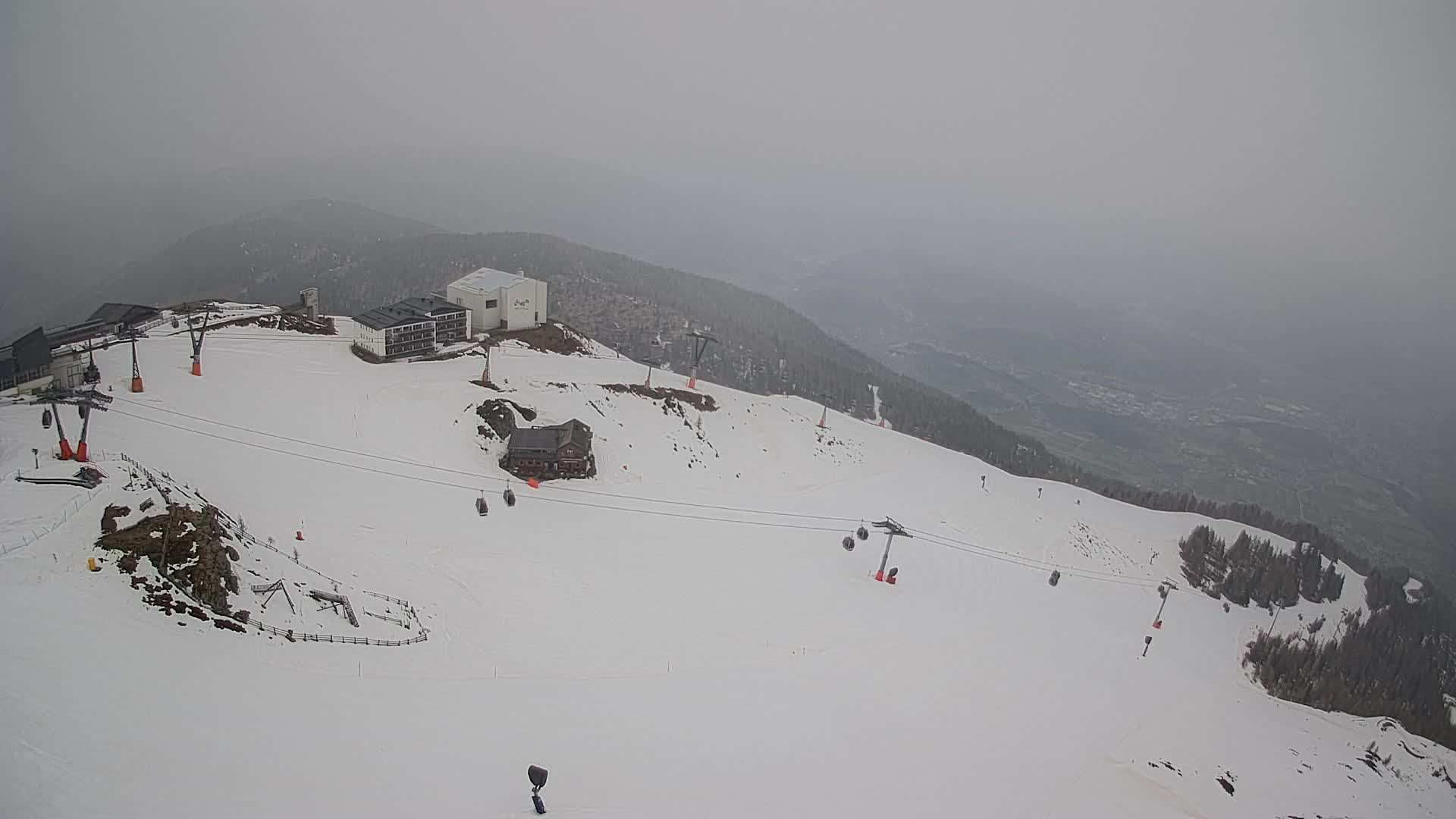 Kronplatz peak Ski resort | view to Bruneck