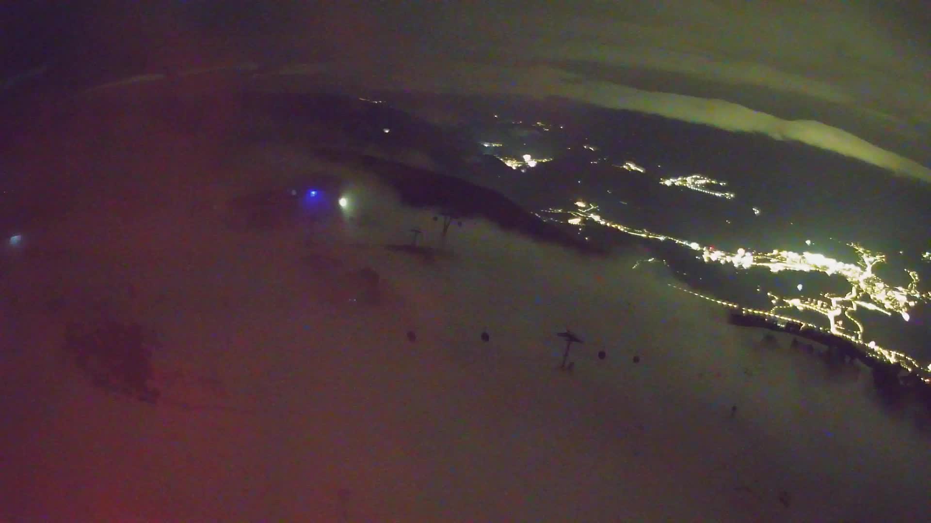 Station de ski Kronplatz sommet | vue sur Brunico