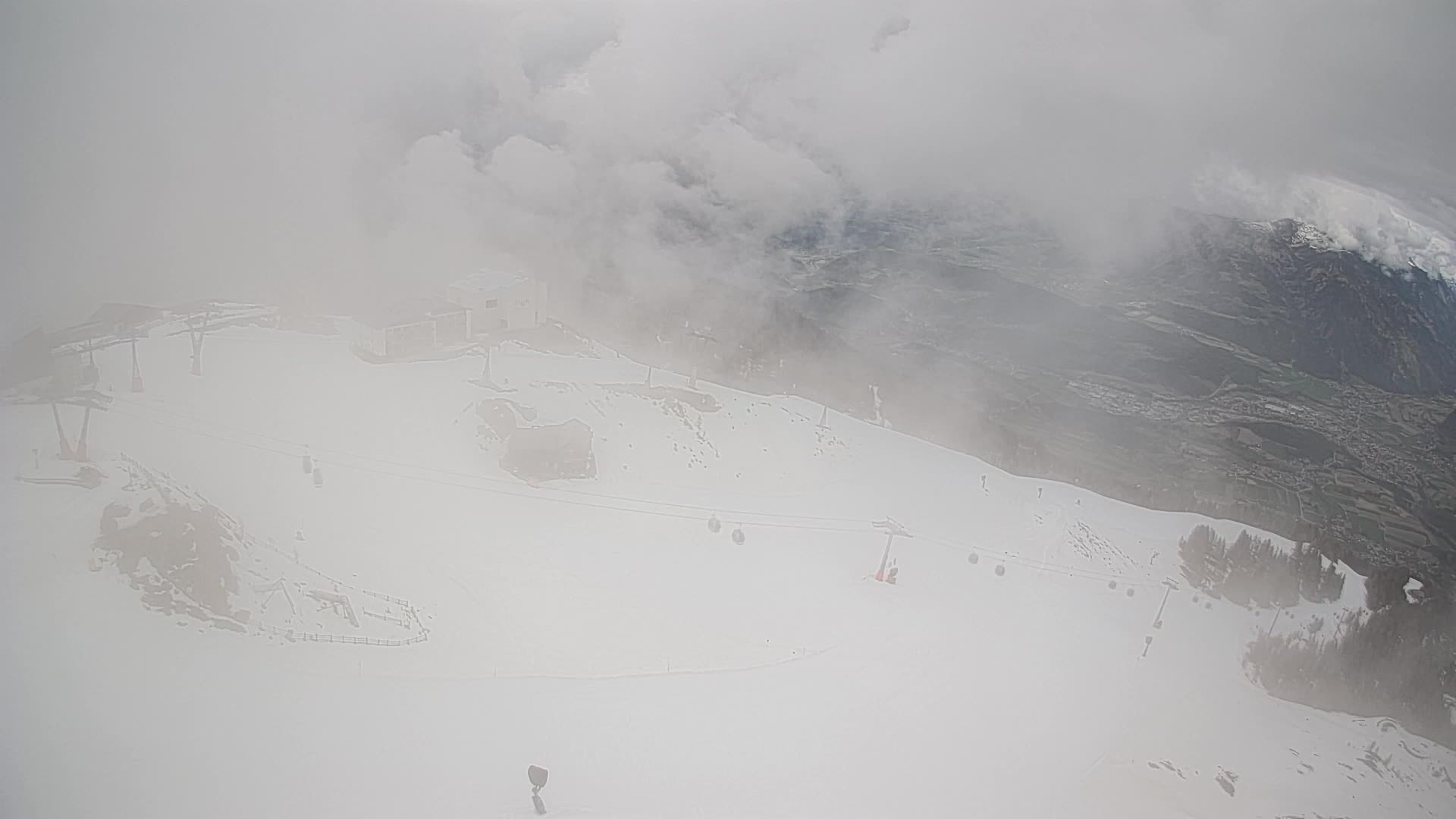 Kronplatz peak Ski resort | view to Bruneck