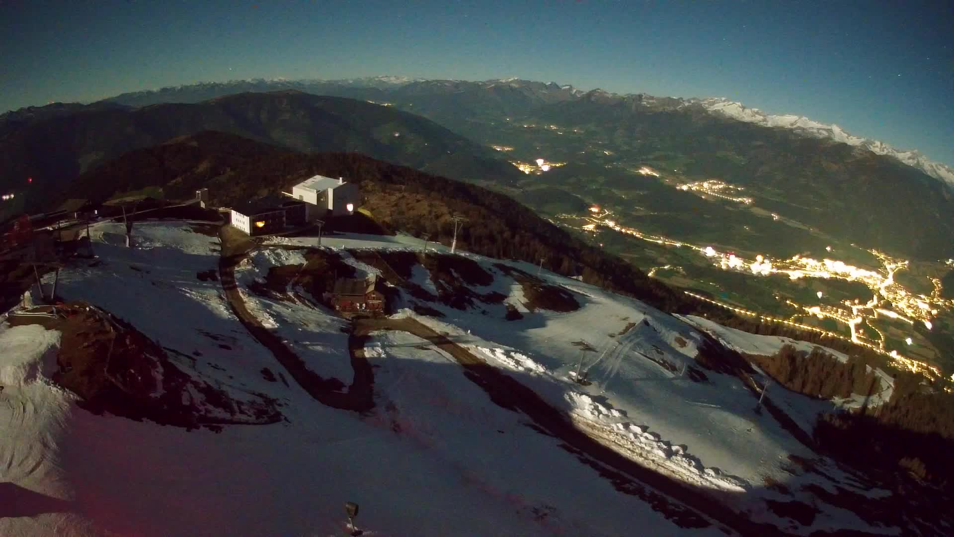 Smučišče Kronplatz – vrh | pogled na Bruneck