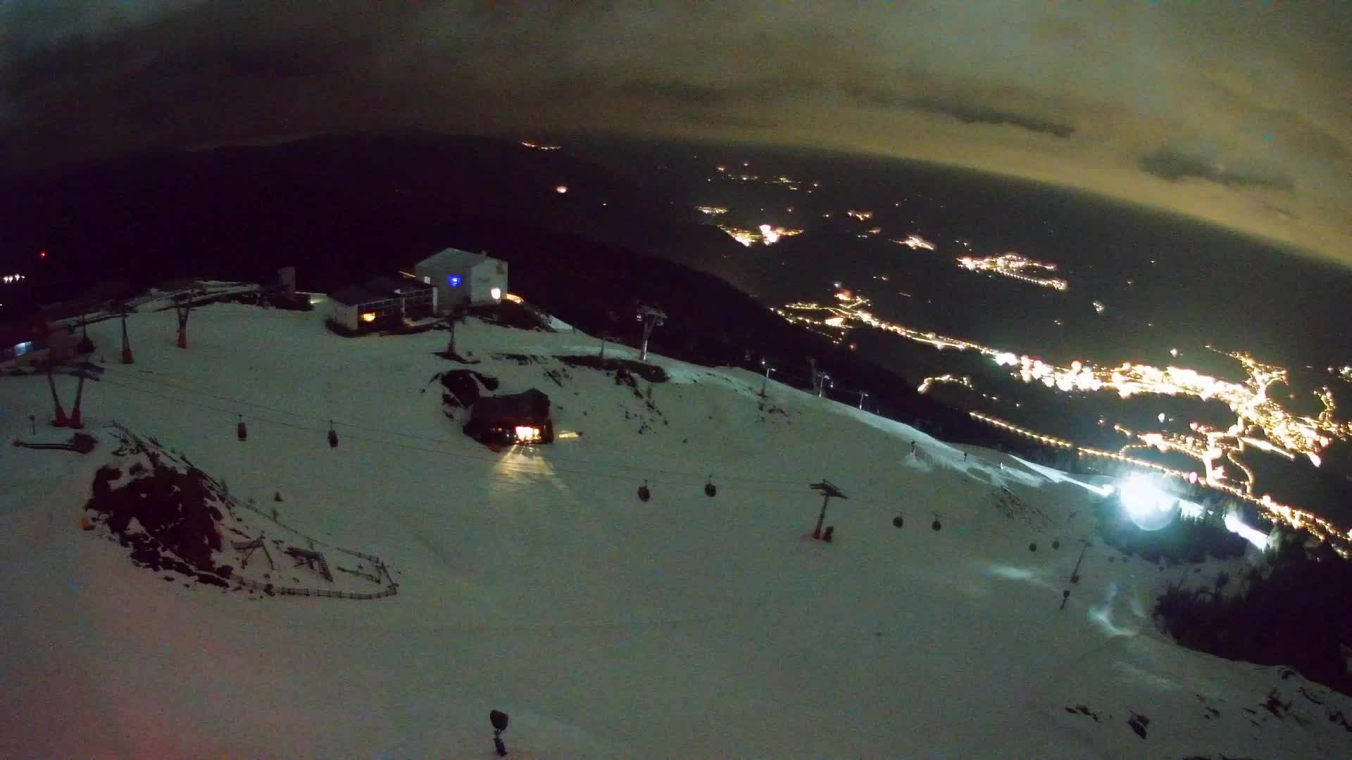 Kronplatz peak Ski resort | view to Bruneck