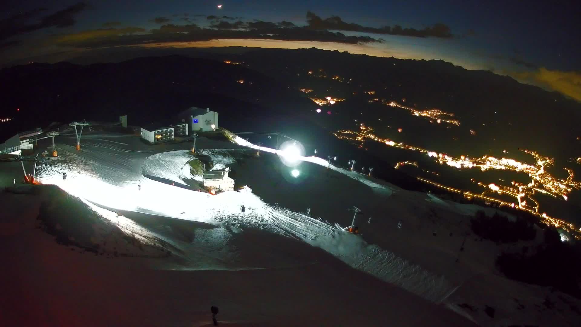 Kronplatz peak Ski resort | view to Bruneck