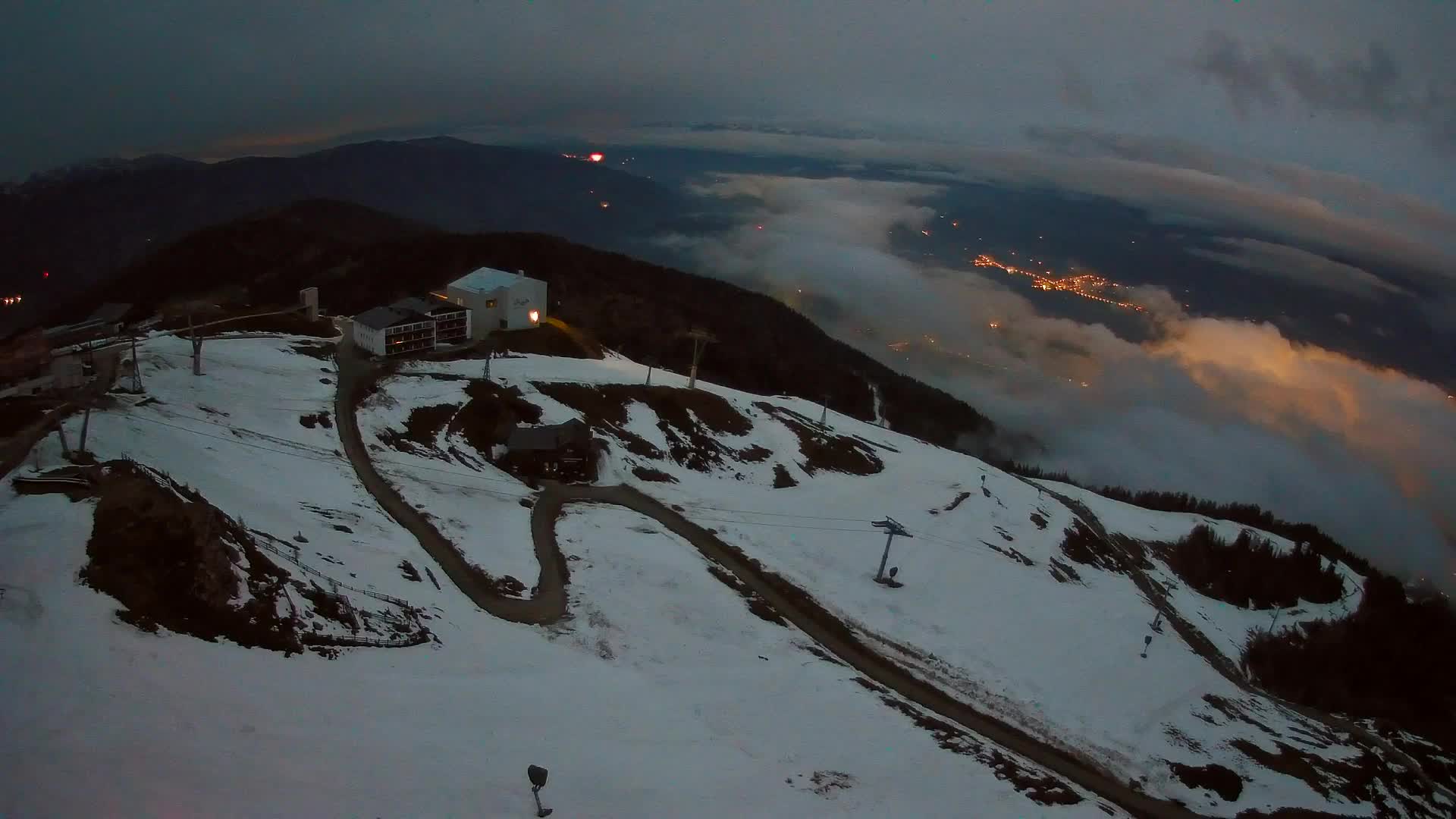 Kronplatz peak Ski resort | view to Bruneck