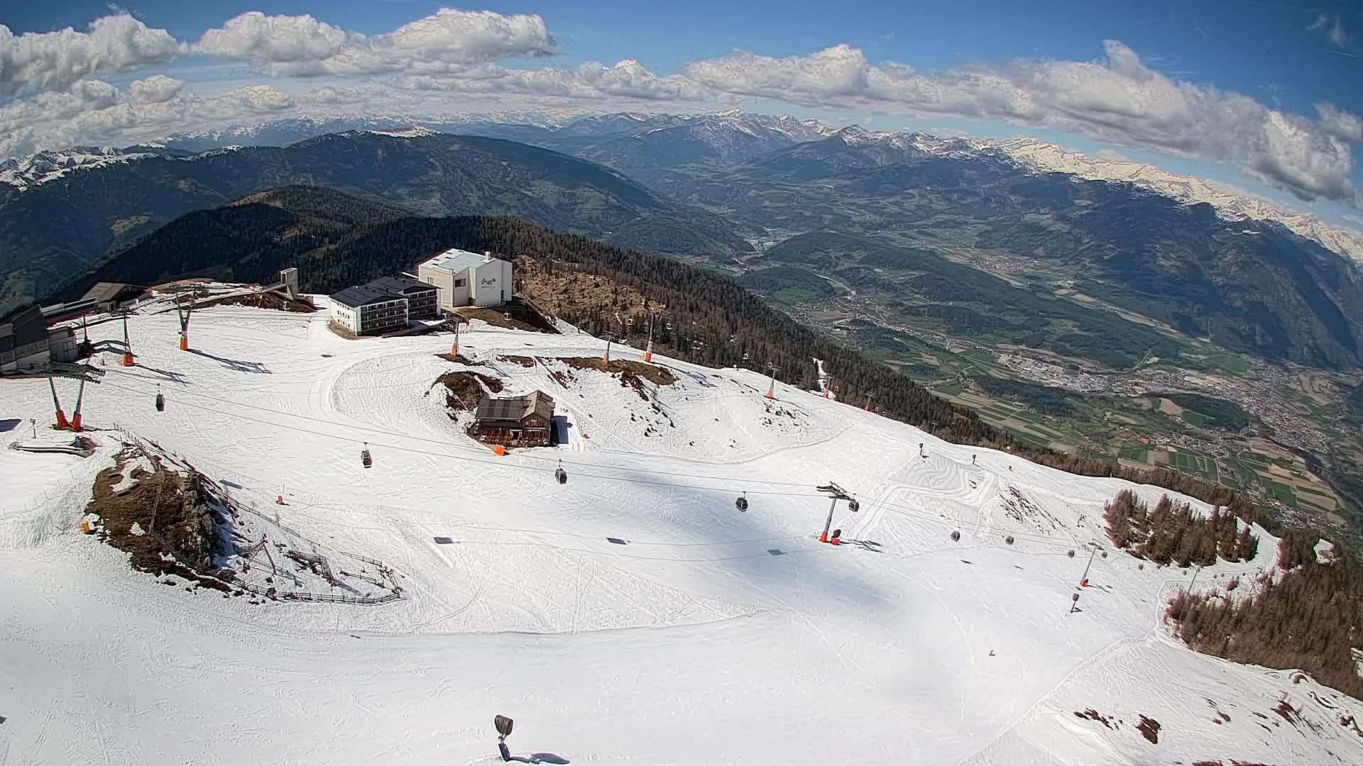 Smučišče Kronplatz – vrh | pogled na Bruneck