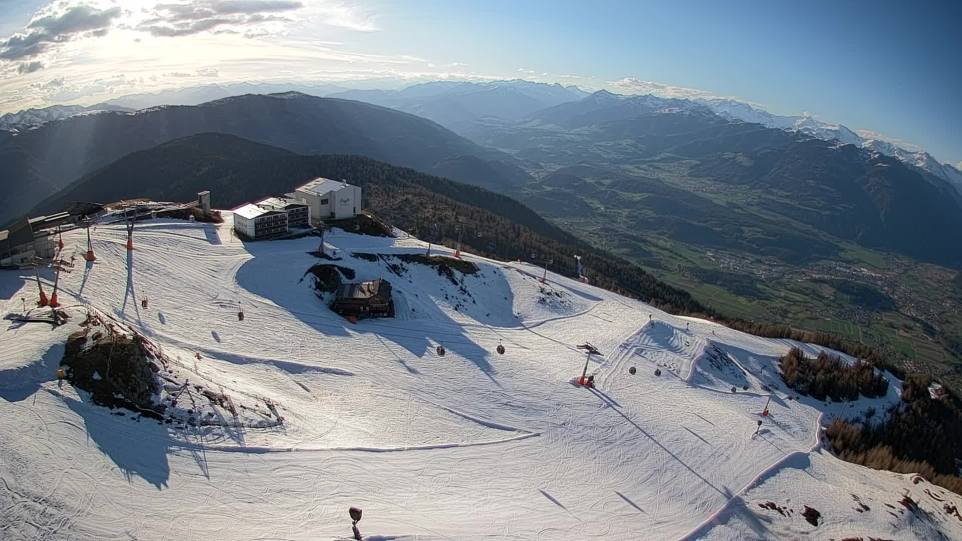 Smučišče Kronplatz – vrh | pogled na Bruneck