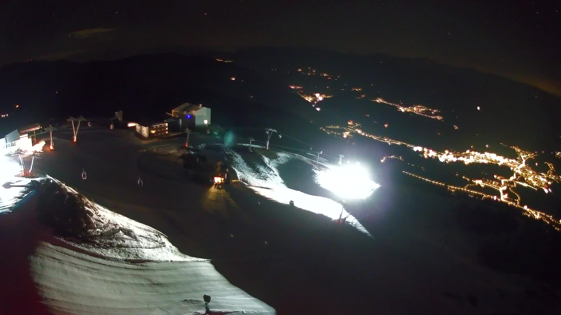 Station de ski Kronplatz sommet | vue sur Brunico