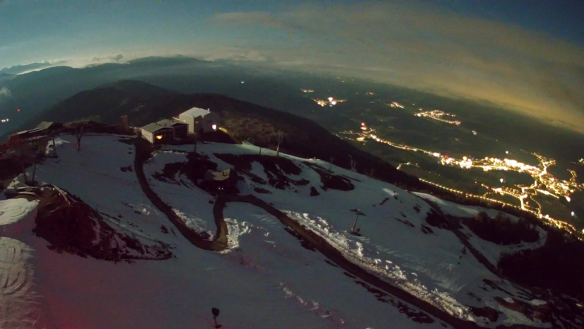 Smučišče Kronplatz – vrh | pogled na Bruneck