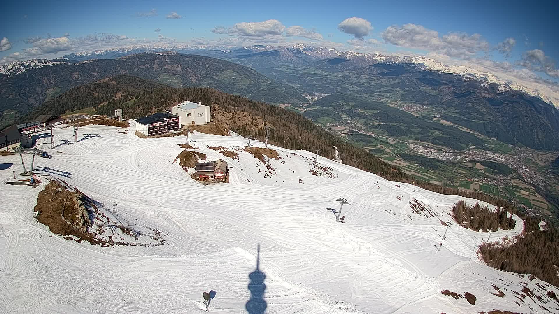 Smučišče Kronplatz – vrh | pogled na Bruneck