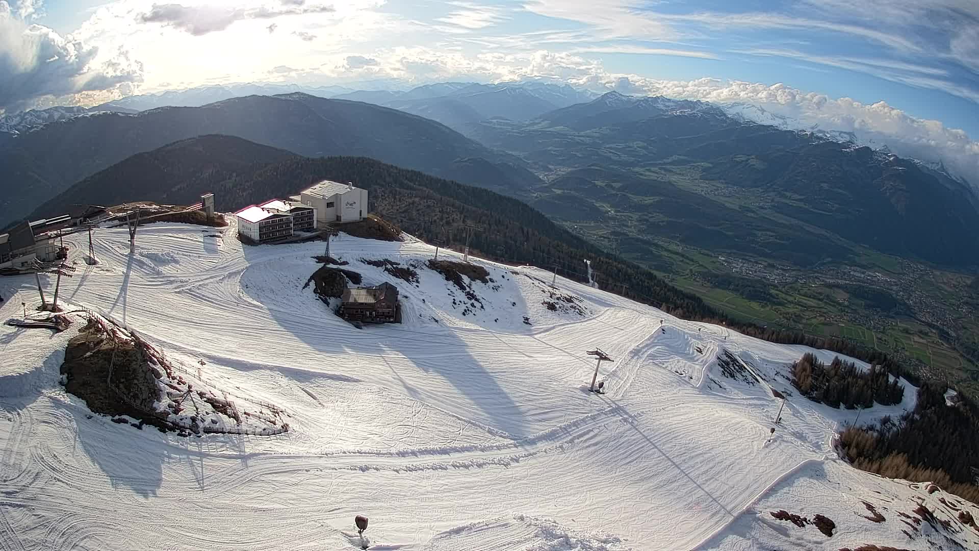 Smučišče Kronplatz – vrh | pogled na Bruneck