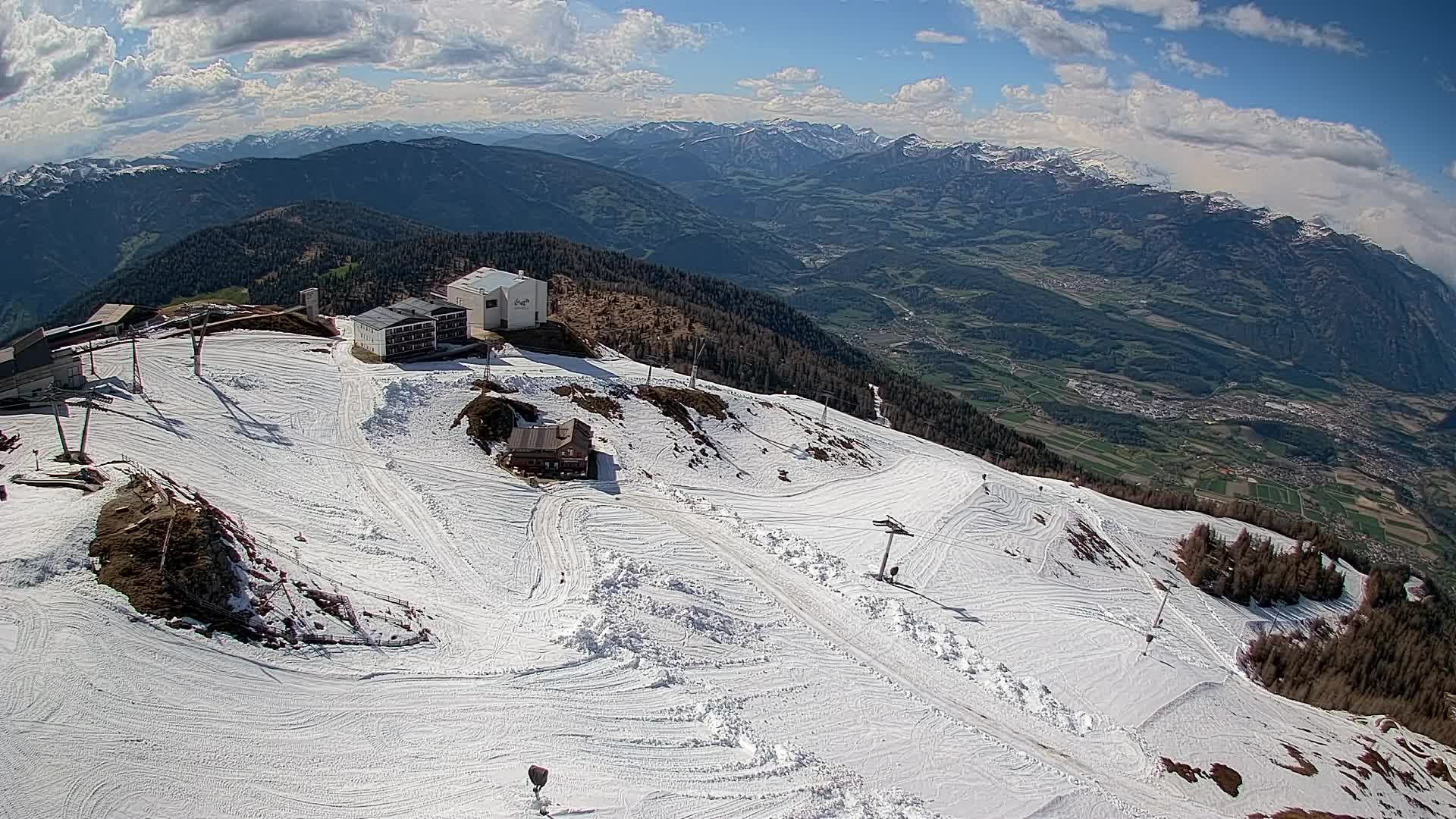 Smučišče Kronplatz – vrh | pogled na Bruneck