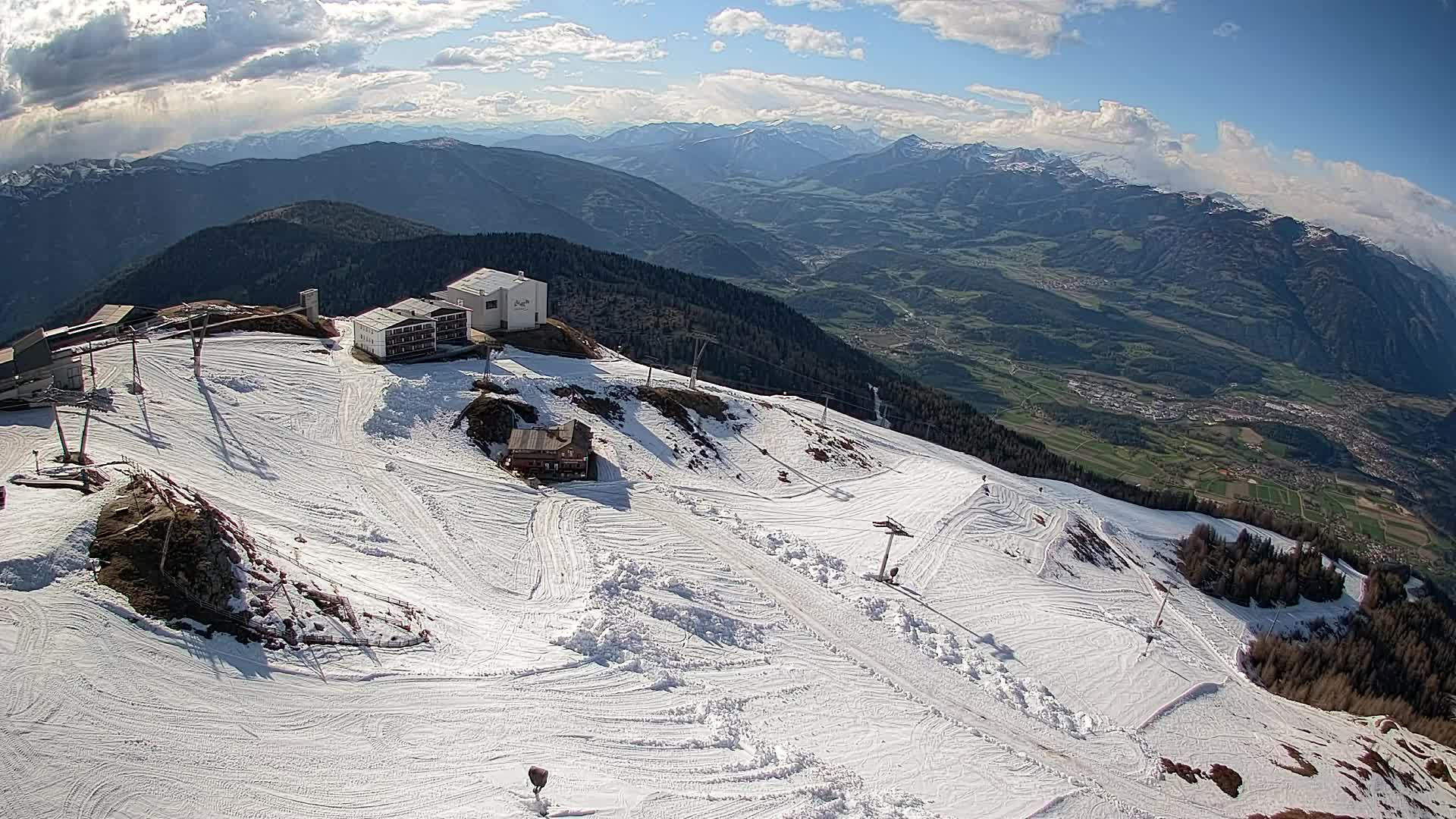 Smučišče Kronplatz – vrh | pogled na Bruneck