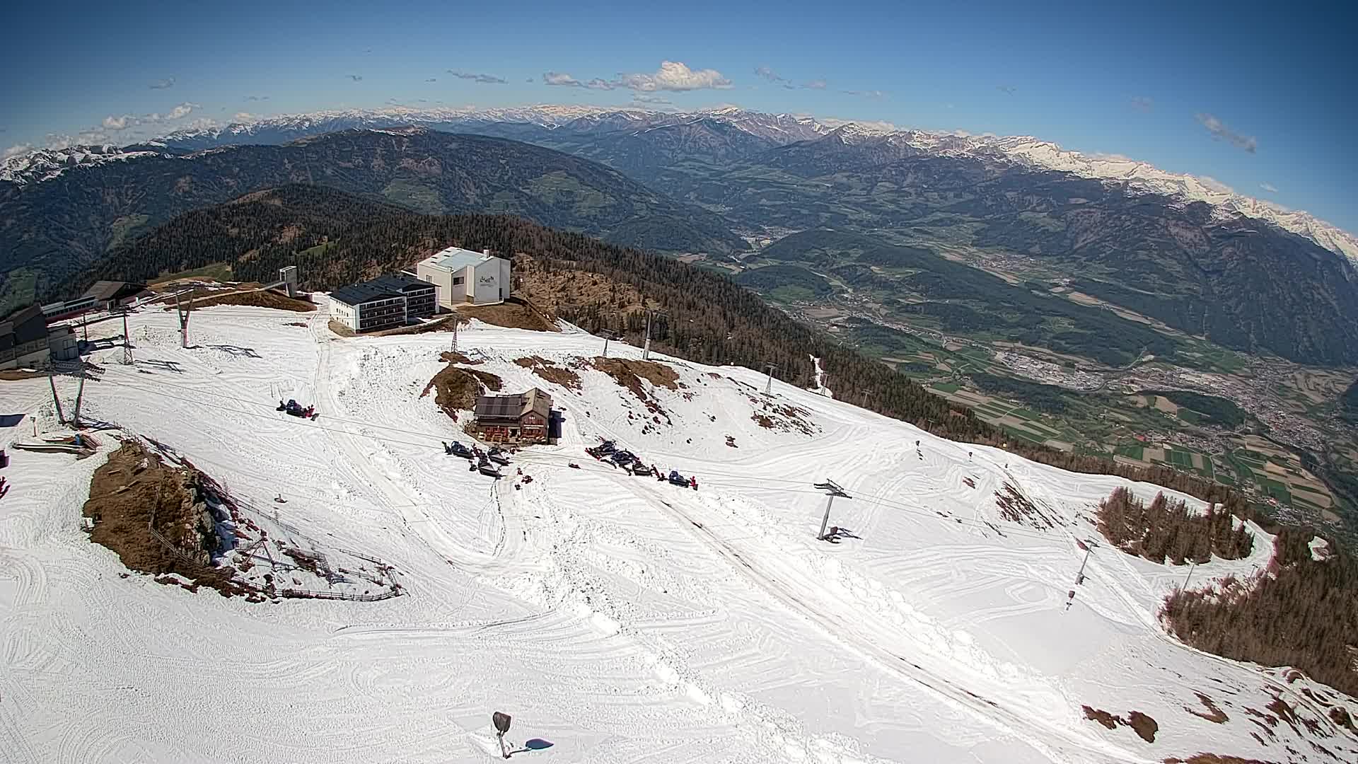 Smučišče Kronplatz – vrh | pogled na Bruneck