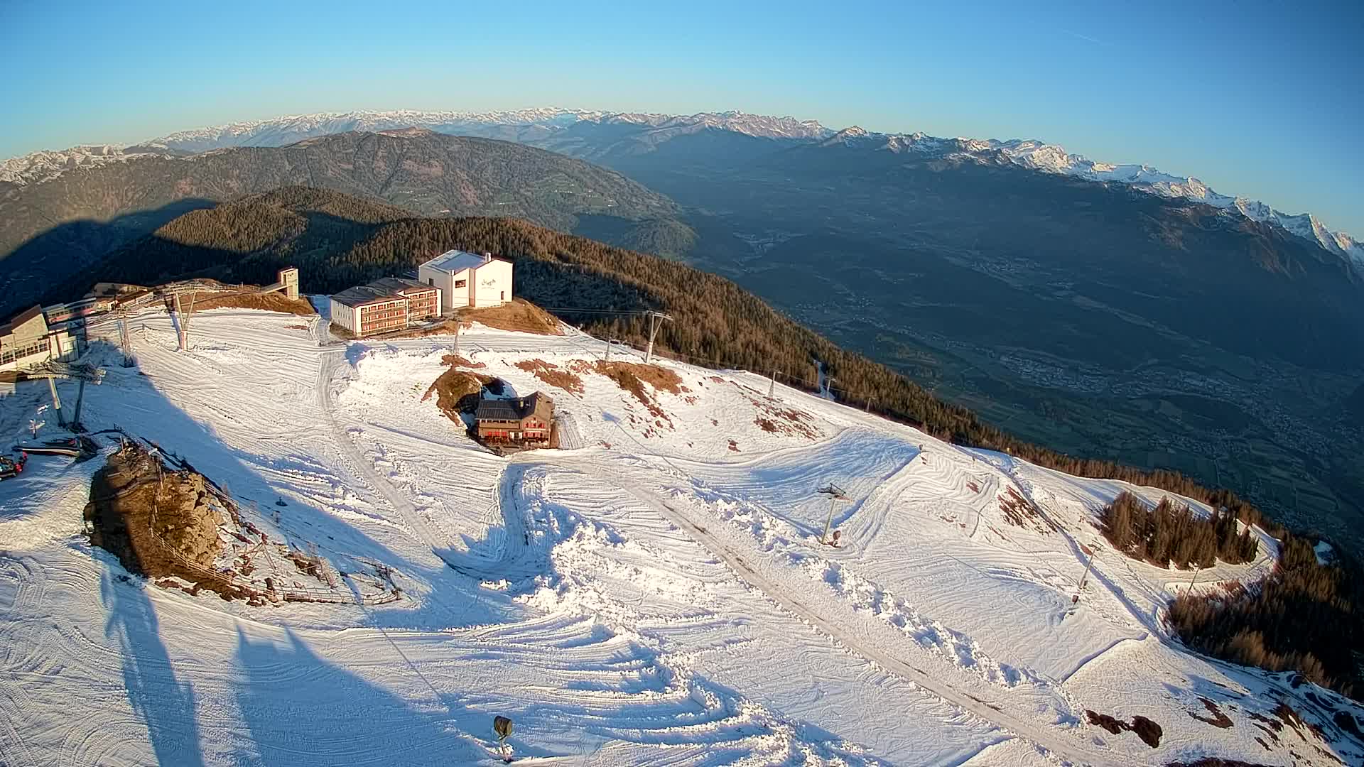 Smučišče Kronplatz – vrh | pogled na Bruneck