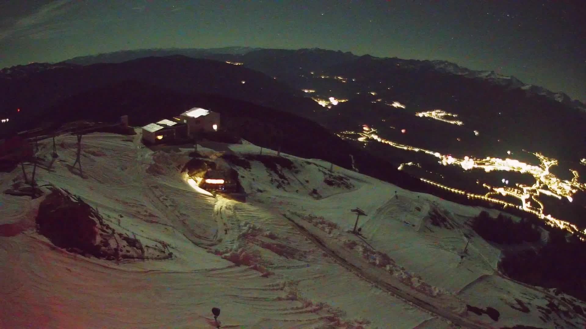 Kronplatz peak Ski resort | view to Bruneck