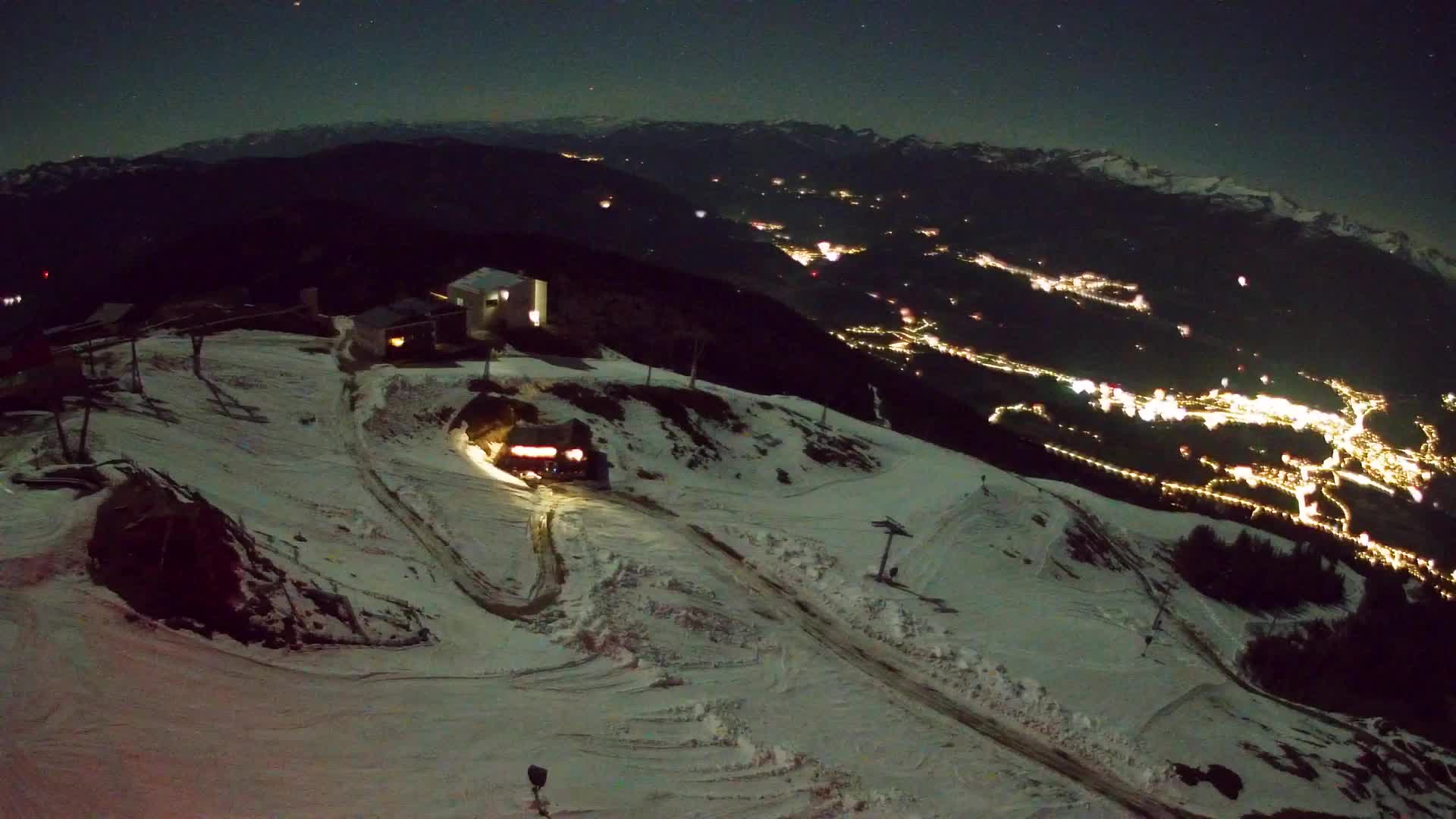Kronplatz peak Ski resort | view to Bruneck