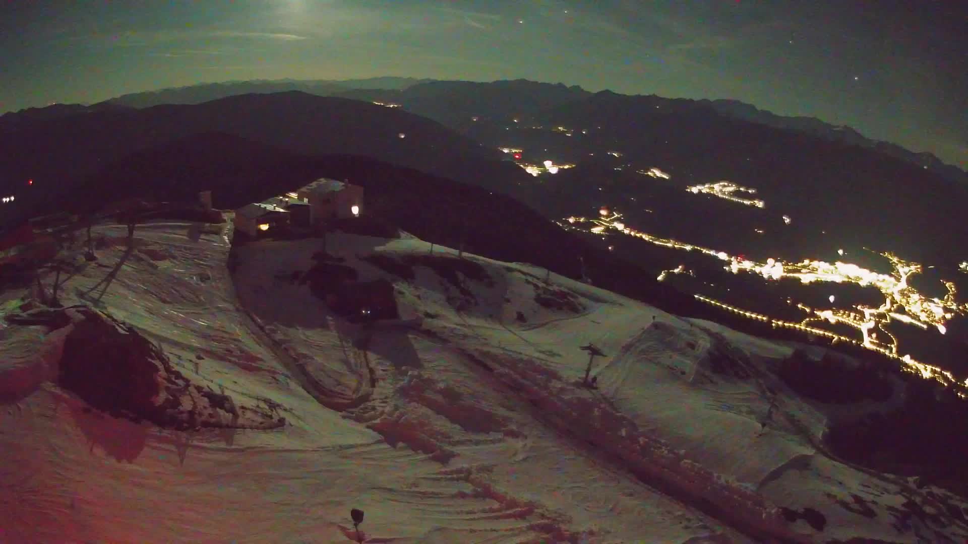 Smučišče Kronplatz – vrh | pogled na Bruneck