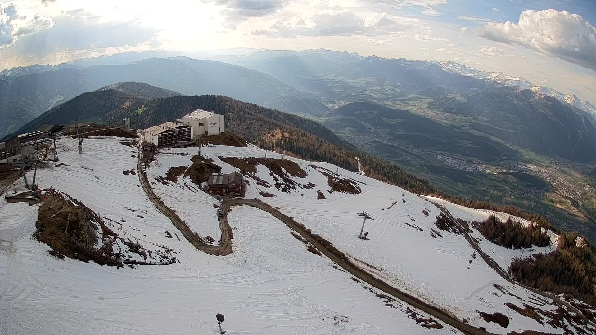 Smučišče Kronplatz – vrh | pogled na Bruneck