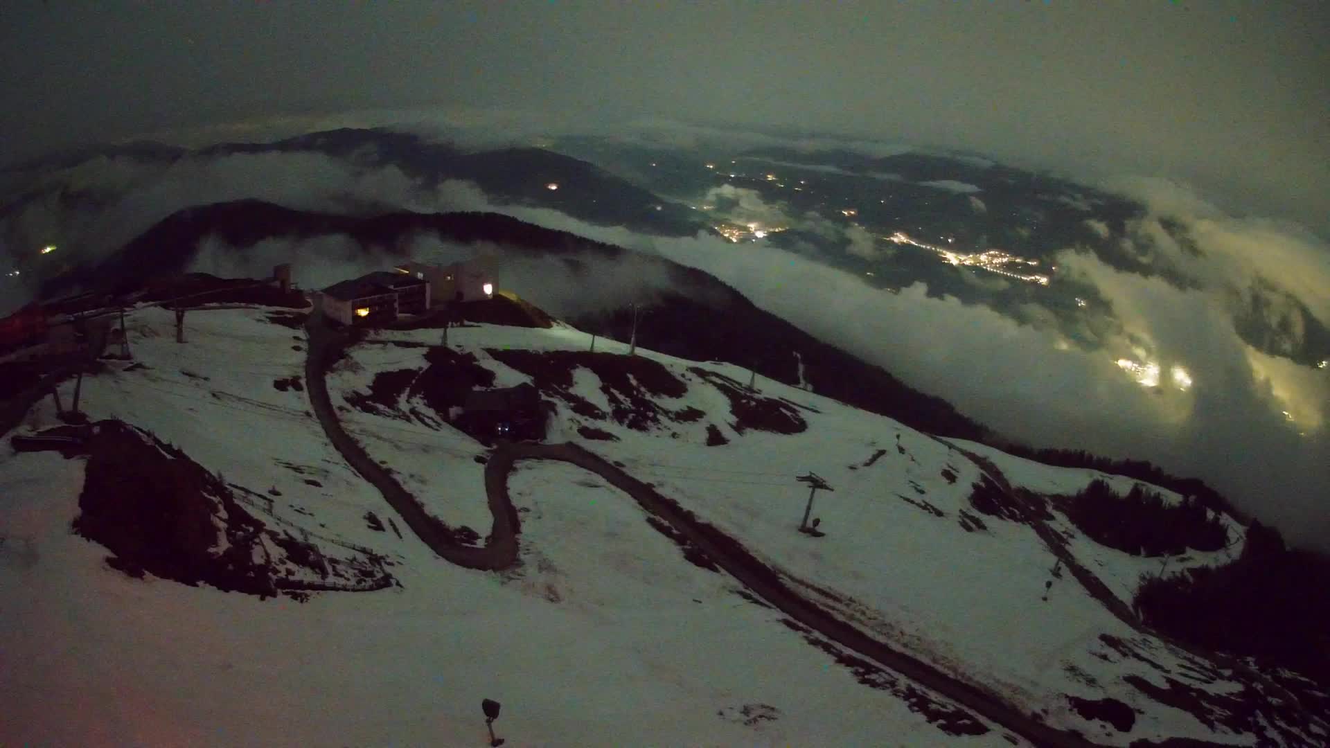Skigebiet Kronplatz Gipfel | Blick auf Bruneck