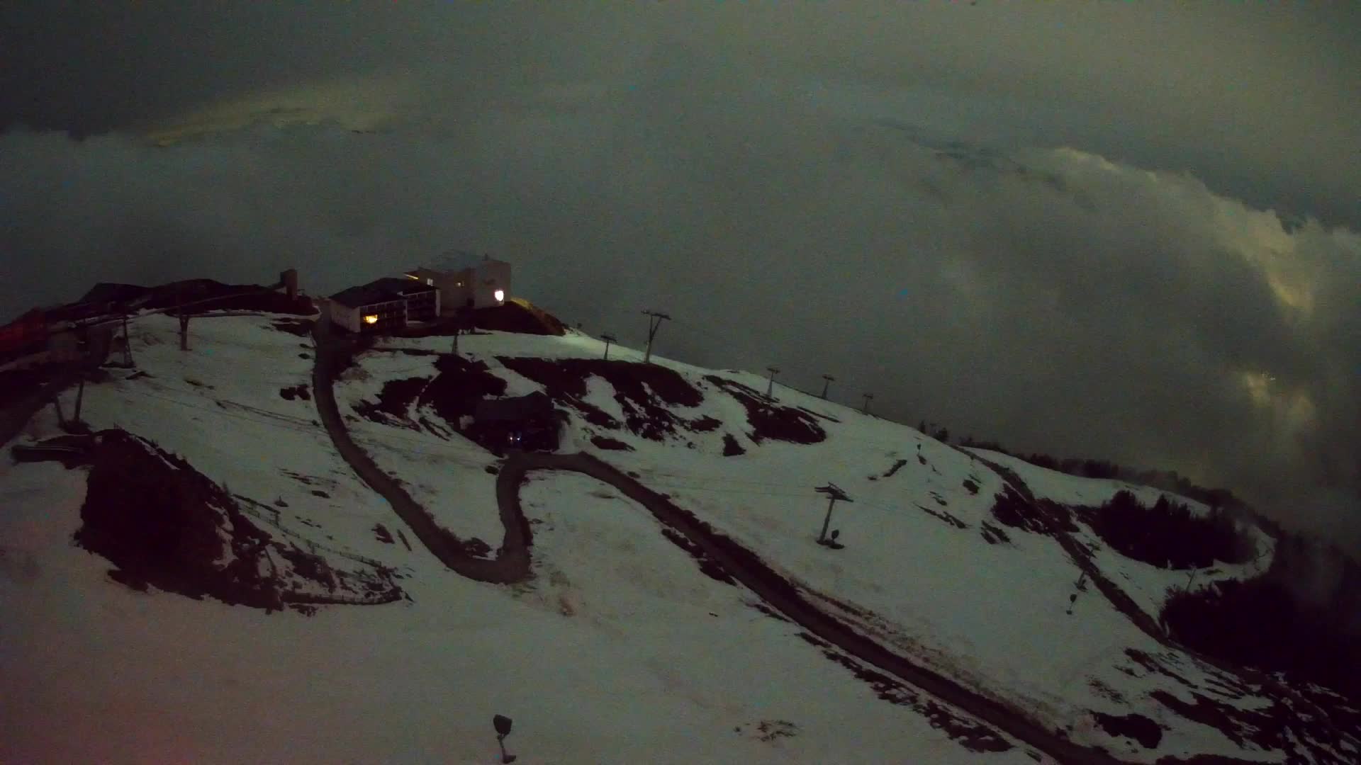 Station de ski Kronplatz sommet | vue sur Brunico