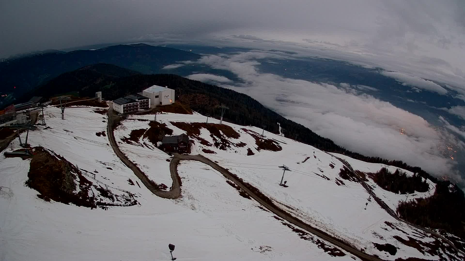 Smučišče Kronplatz – vrh | pogled na Bruneck
