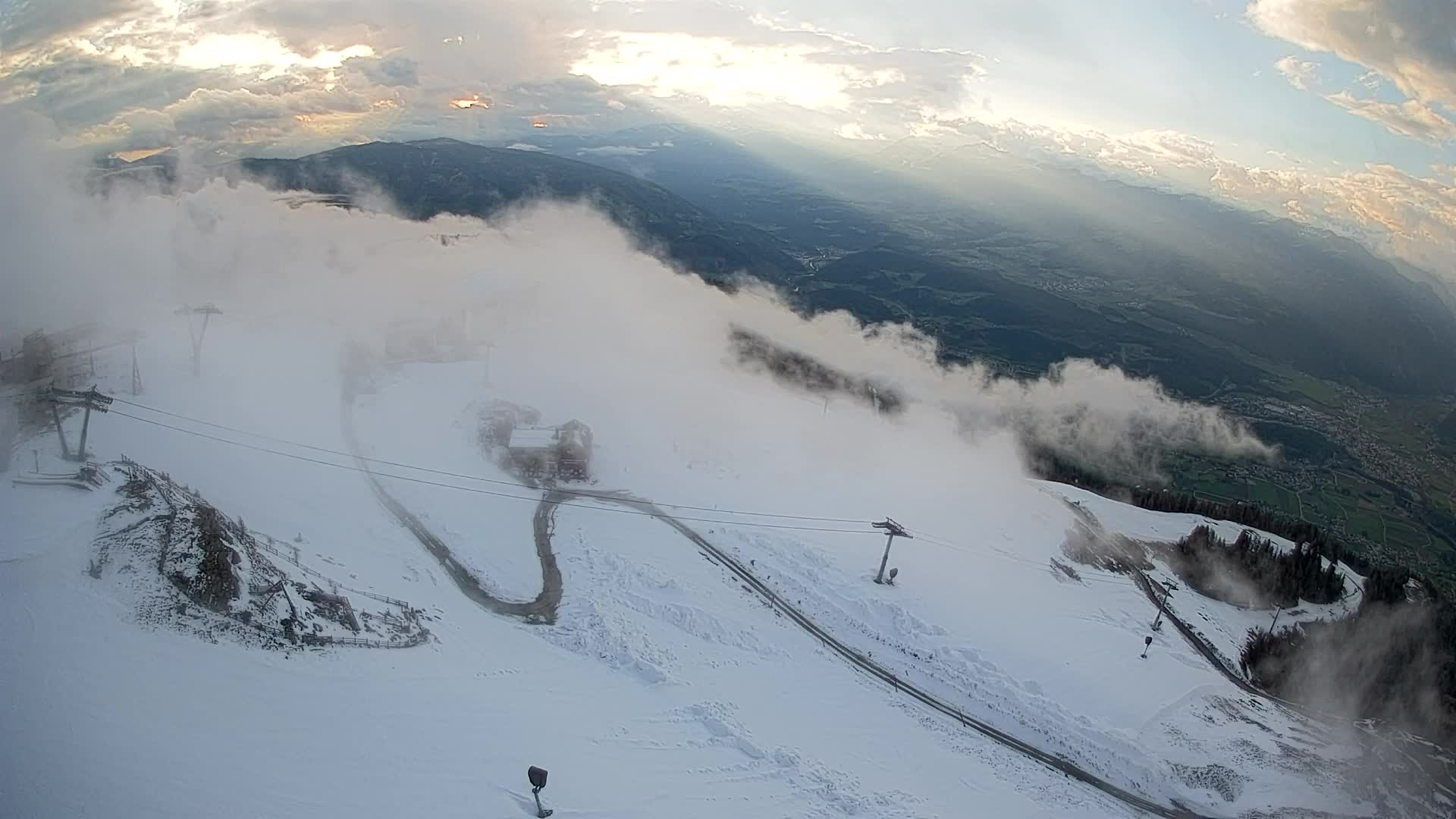 Smučišče Kronplatz – vrh | pogled na Bruneck