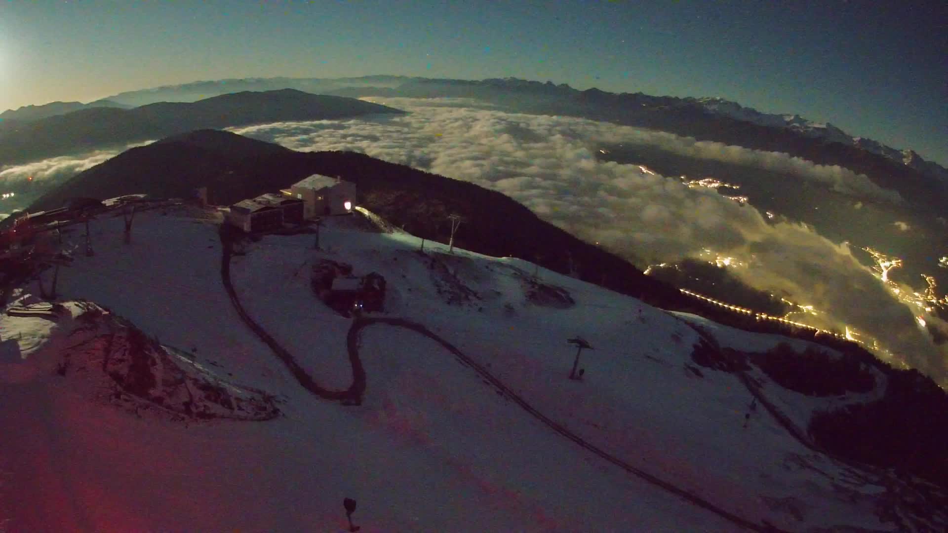 Smučišče Kronplatz – vrh | pogled na Bruneck