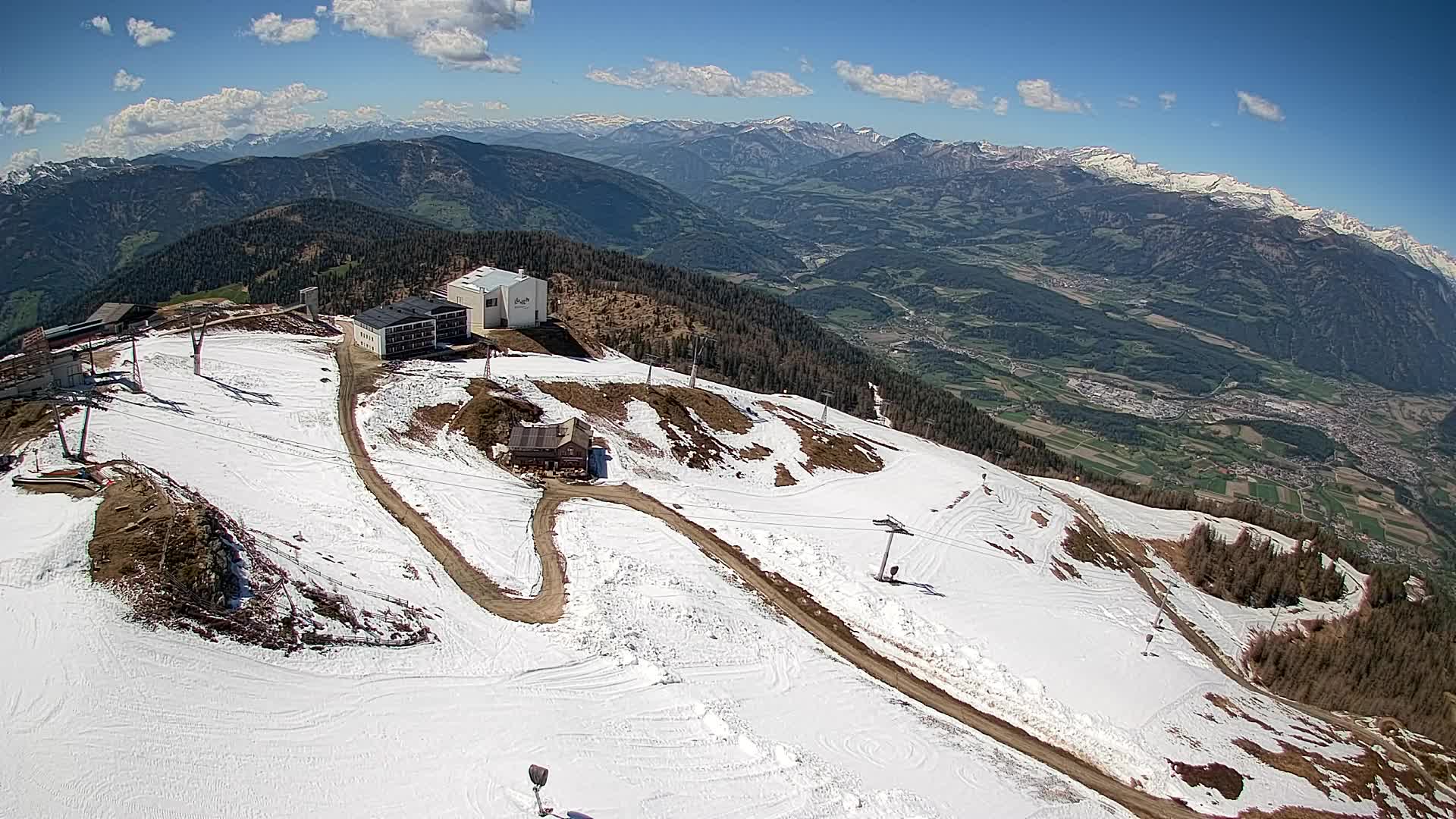 Smučišče Kronplatz – vrh | pogled na Bruneck