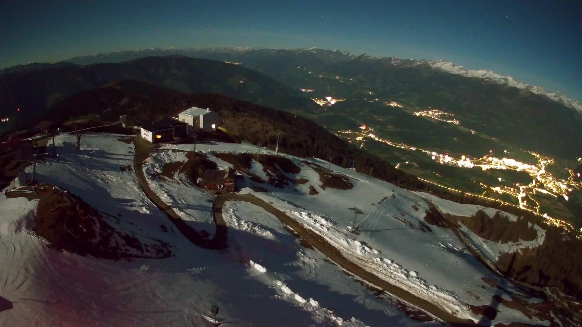 Smučišče Kronplatz – vrh | pogled na Bruneck