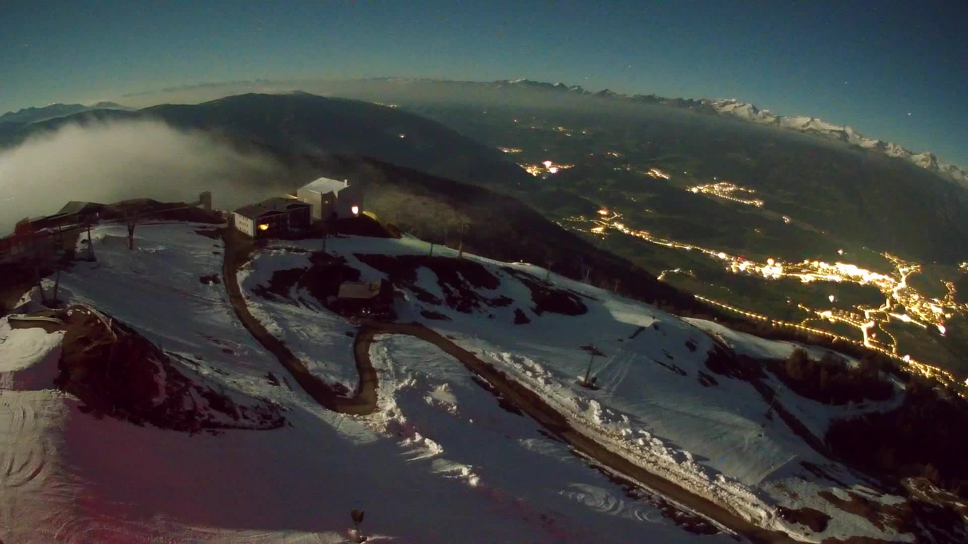 Smučišče Kronplatz – vrh | pogled na Bruneck