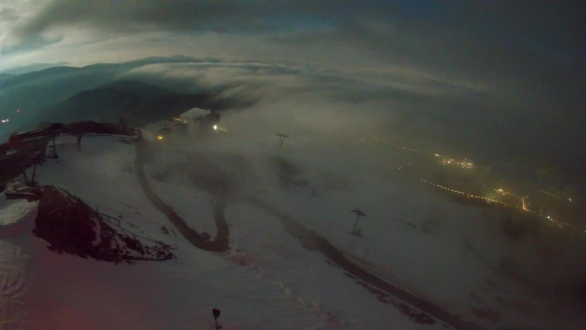 Kronplatz peak Ski resort | view to Bruneck