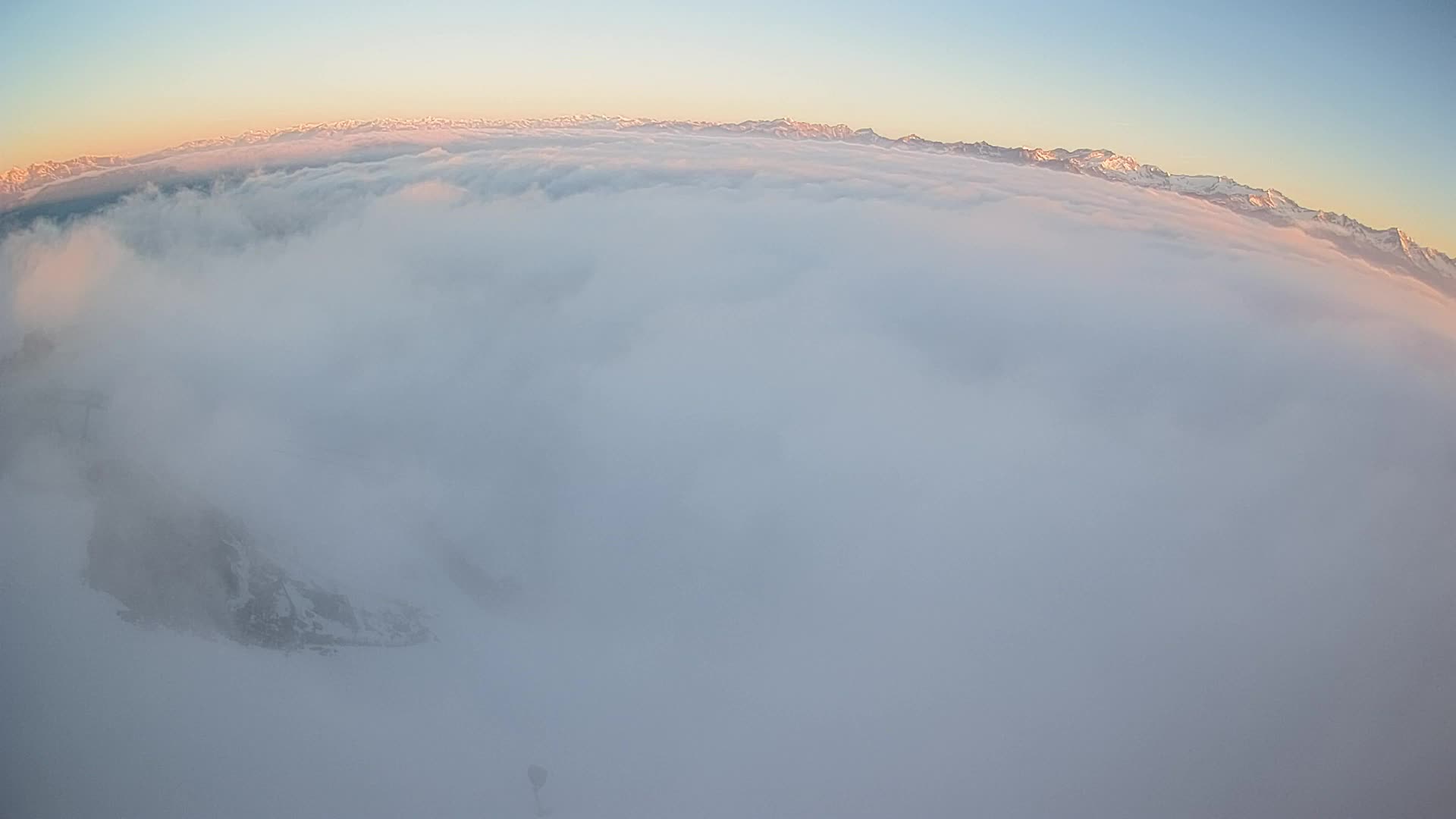 Skigebiet Kronplatz Gipfel | Blick auf Bruneck
