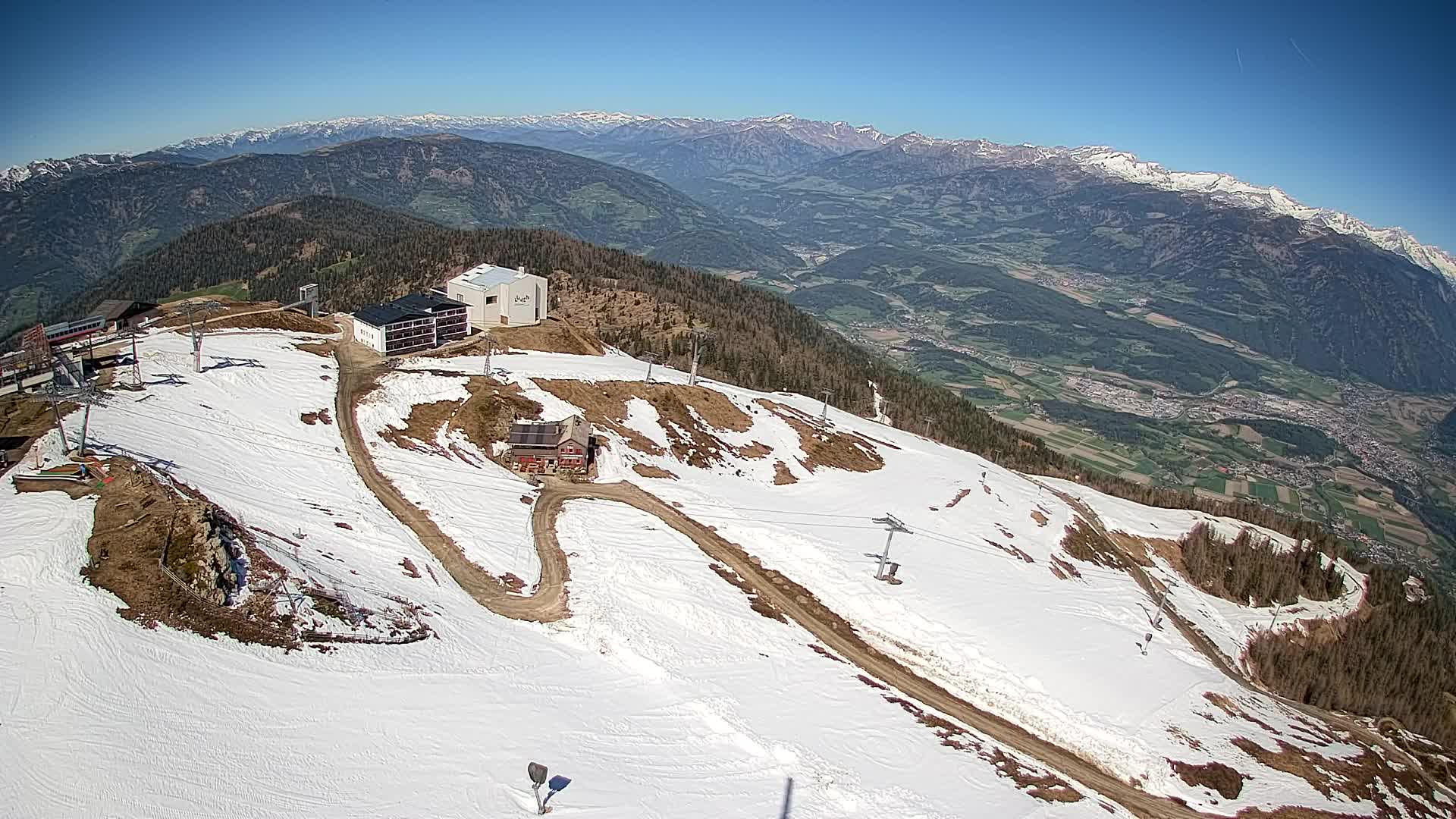 Smučišče Kronplatz – vrh | pogled na Bruneck