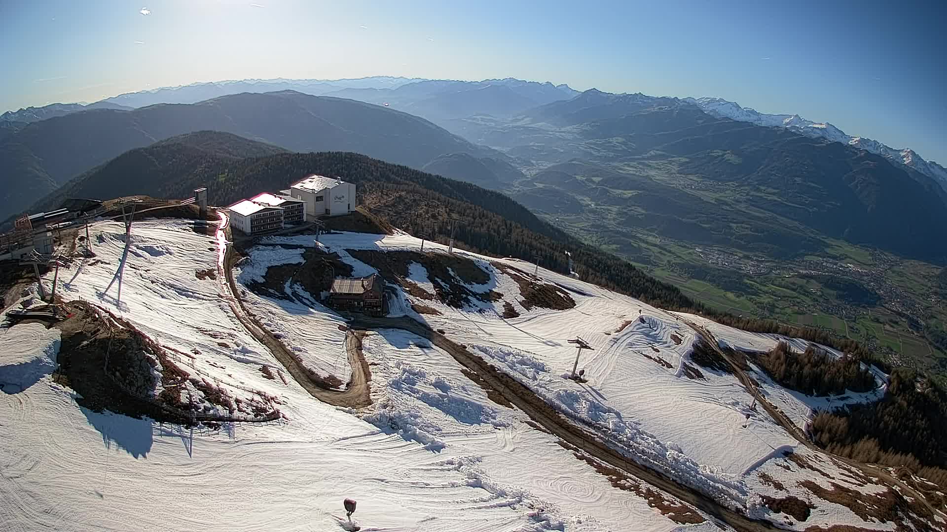Stazione sciistica di Plan de Corones | vista su Brunico