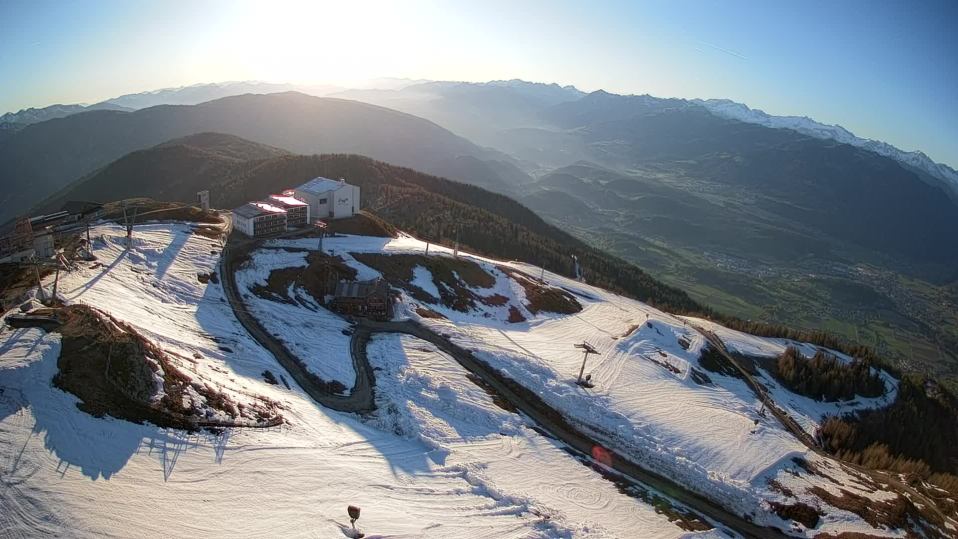 Smučišče Kronplatz – vrh | pogled na Bruneck