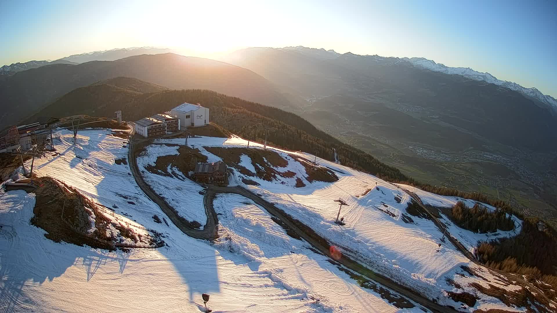 Stazione sciistica di Plan de Corones | vista su Brunico